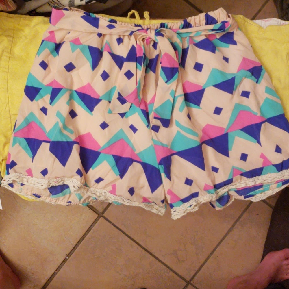 High waisted shorts